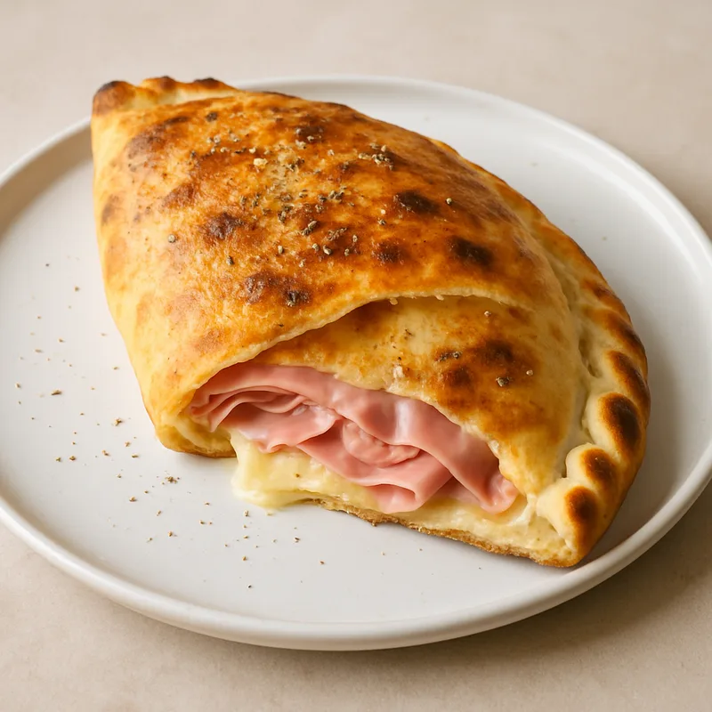 Calzone de jamón